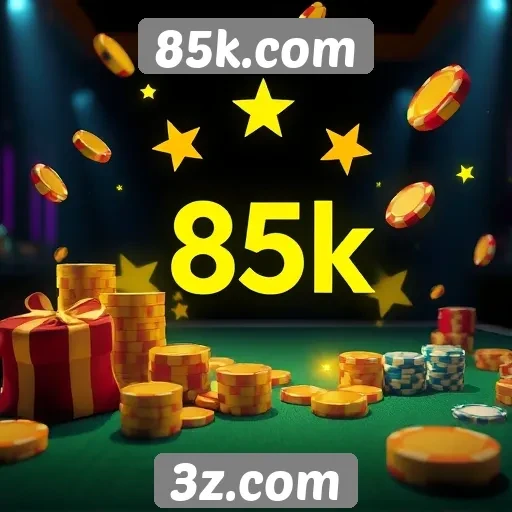 Funcionamento do sistema de bônus em 85k.com