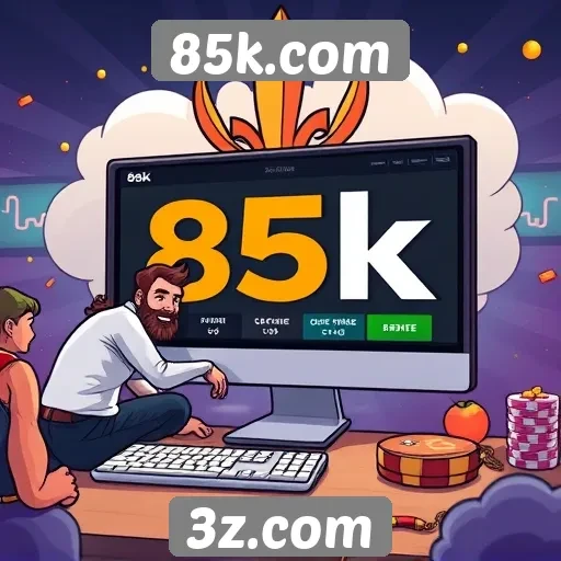 Experiência do usuário no 85k.com em foco